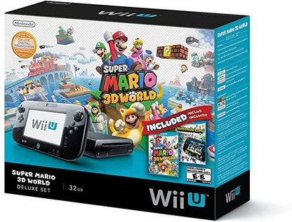 WiiU Super Mario 3D World Deluxe Game Console 32GB (Black)