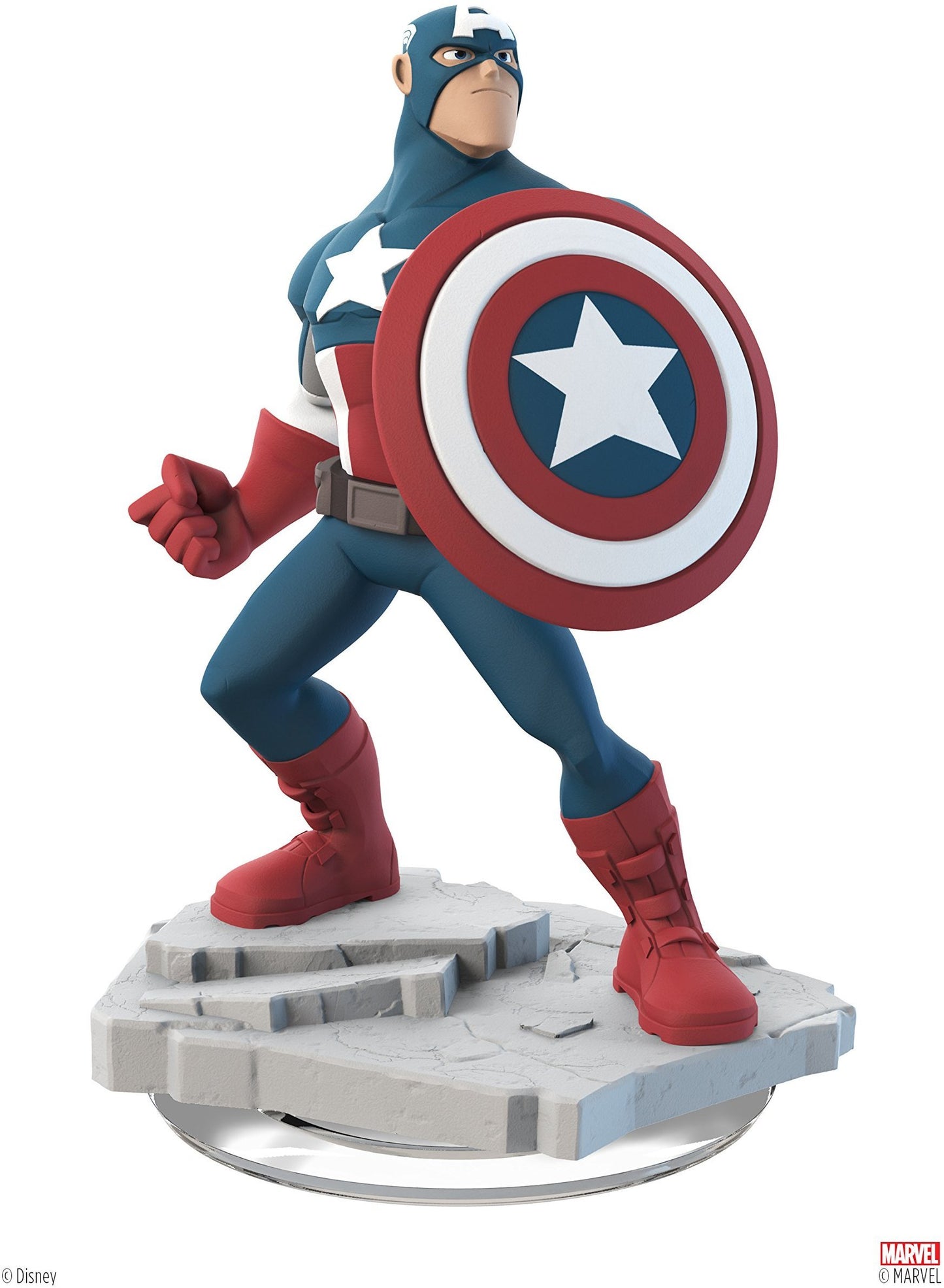 J2Games.com | Disney Infinity: Marvel Super Heroes 2.0 Captain America Figurine (Toys) (Pre-Played - Game Only).
