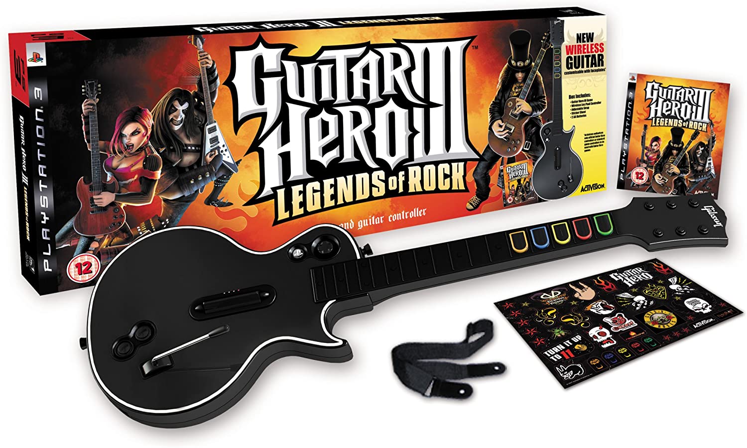 J2Games.com | Guitar Hero III Legends of Rock Bundle (Playstation 3) (Pre-Played - CIB - Good).