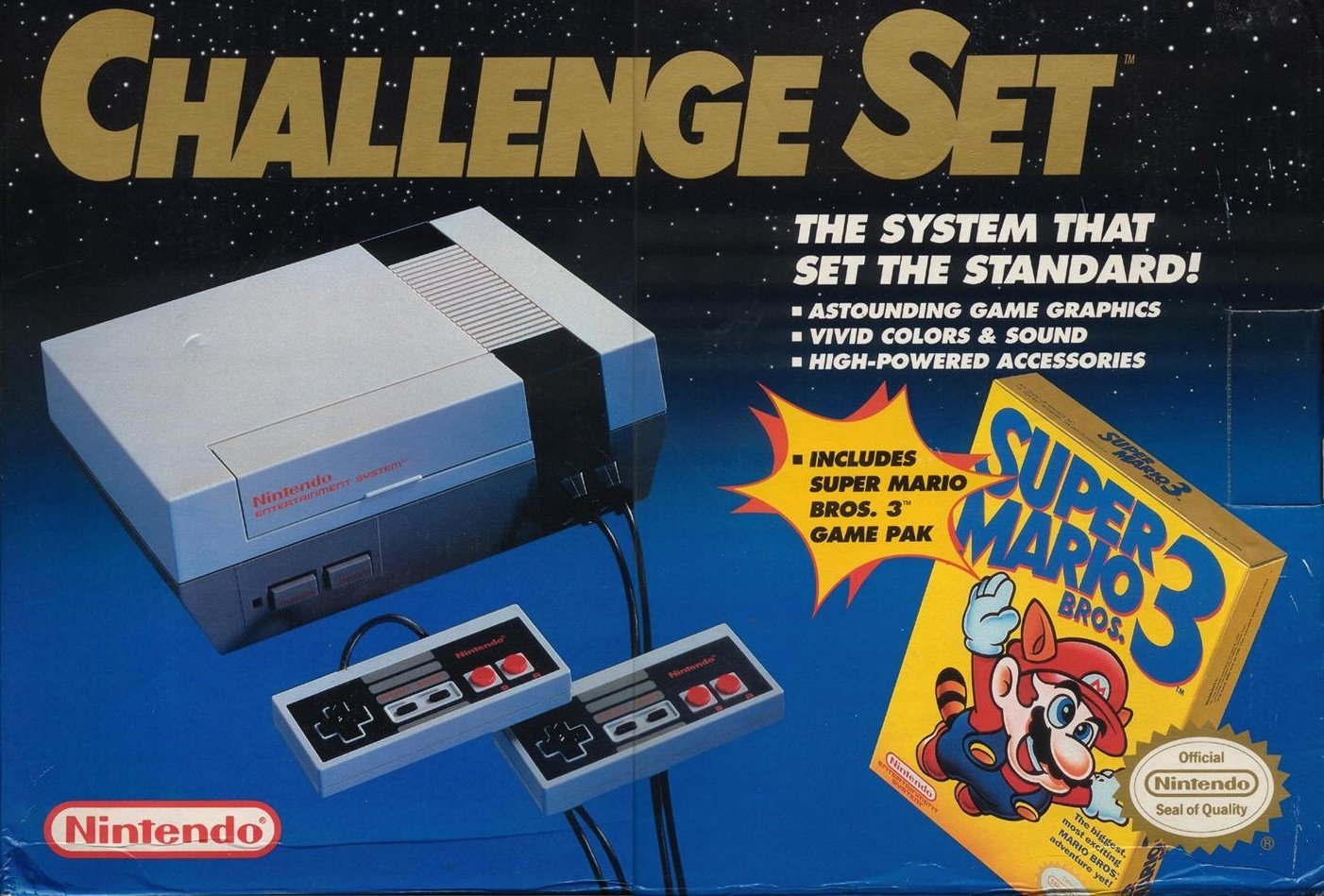 J2Games.com | Nintendo NES Challenge Set with variant Mario Bros 3 Box (Nintendo NES) (Pre-Played - CIB - Good, See Details).