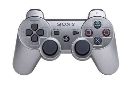 J2Games.com | Dualshock 3 Metallic Grey Wireless Controller (Playstation 3) (Pre-Played - Accessory).