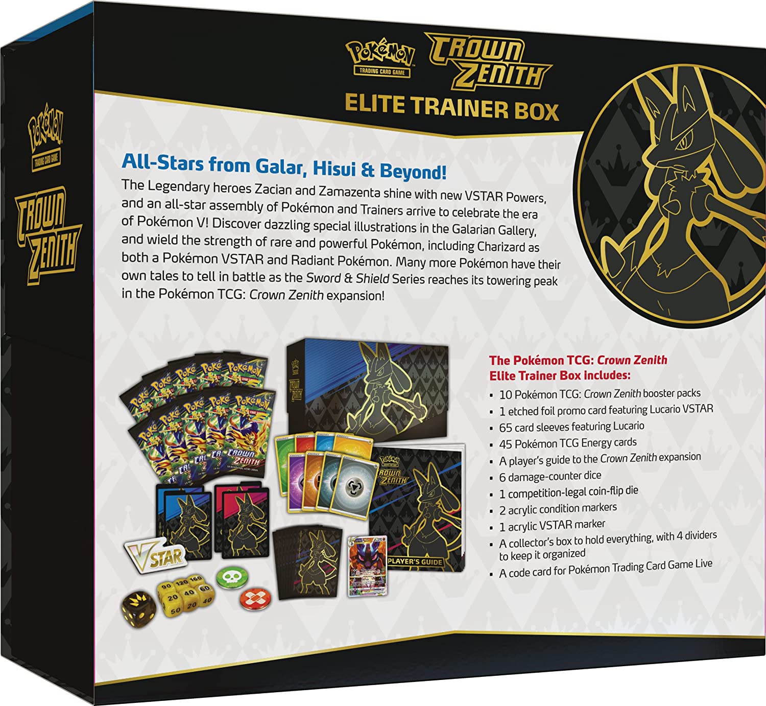 Pokemon Crown Zenith Elite Trainer Box (Pokemon) J2Games Pokemon Crown Zenith Elite Trainer Box (Pokemon) J2Games