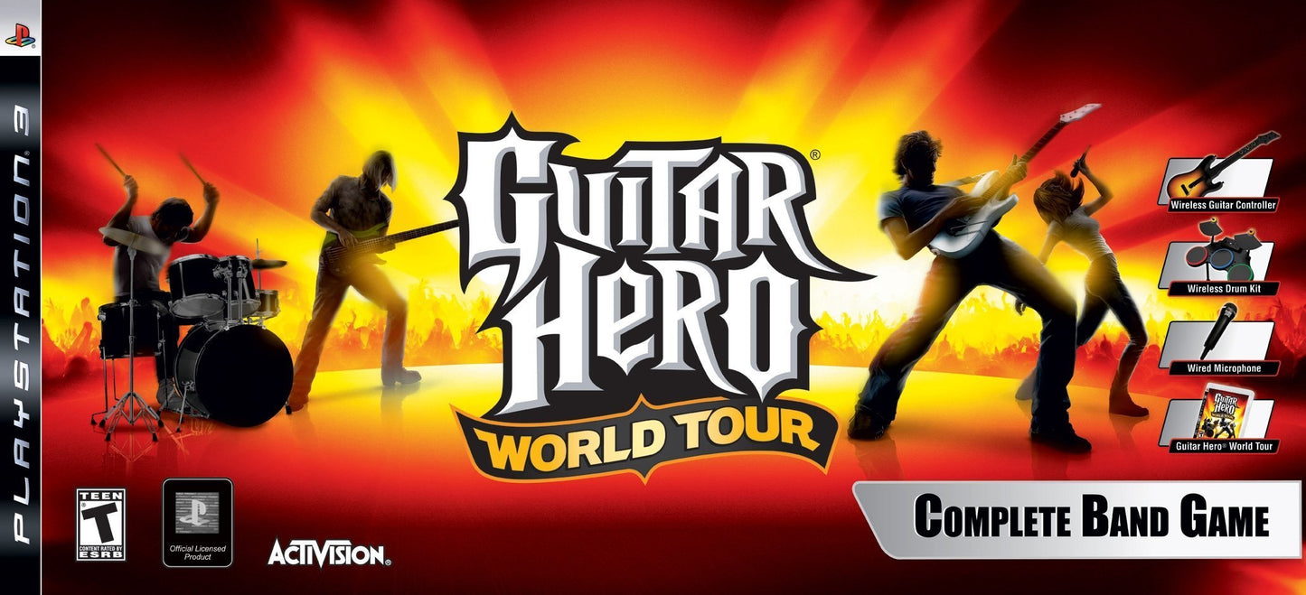 Kit de banda Guitar Hero World Tour (Playstation 3)