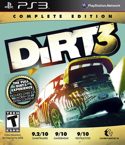 DiRT 3: Complete Edition (Playstation 3)