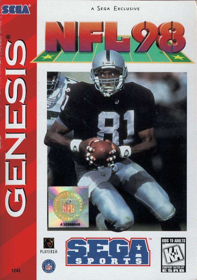 J2Games.com | NFL 98 (Sega Genesis) (Pre-Played - CIB - Very Good).