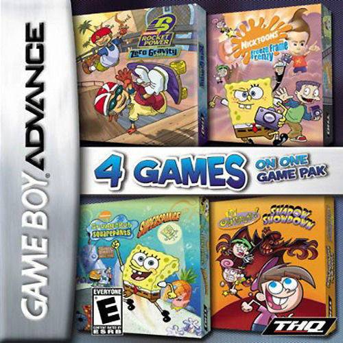J2Games.com | Nickelodeon Four Game Pack (Gameboy Advance) (Pre-Played - Game Only).