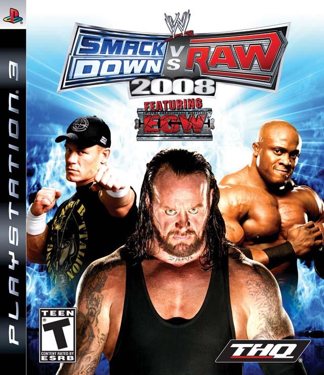 J2Games.com | WWE Smackdown vs. Raw 2008 (Playstation 3) (Pre-Played - CIB - Good).