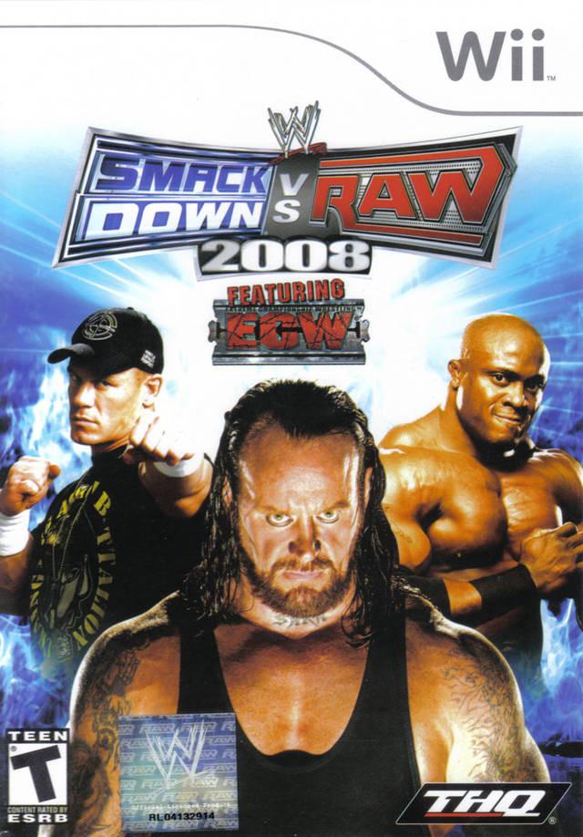 J2Games.com | WWE Smackdown vs. Raw 2008 (Wii) (Pre-Played - Game Only).
