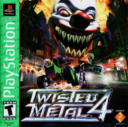 J2Games.com | Twisted Metal 4 Greatest Hits (Playstation) (Pre-Played - CIB - Good).
