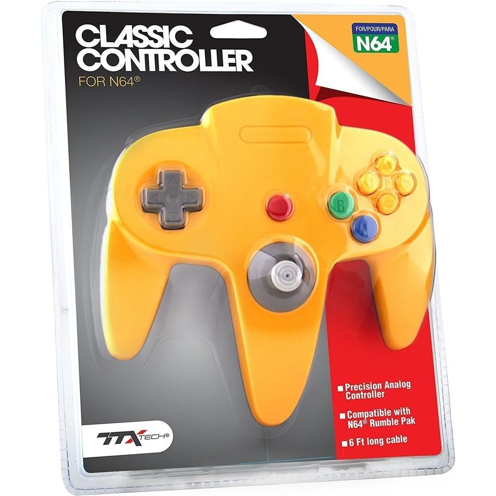 J2Games.com | N64 Controller Yellow & Blue TTX (Nintendo 64) (Brand New).