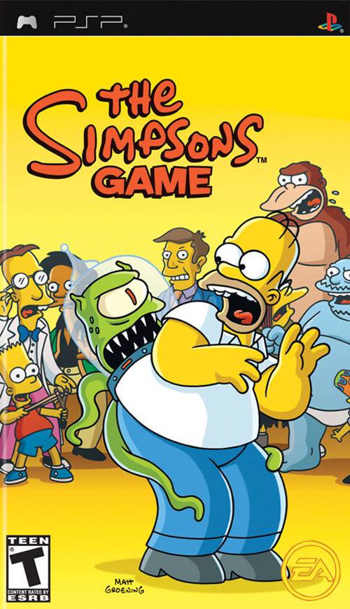 J2Games.com | The Simpsons Game (PSP) (Pre-Played).