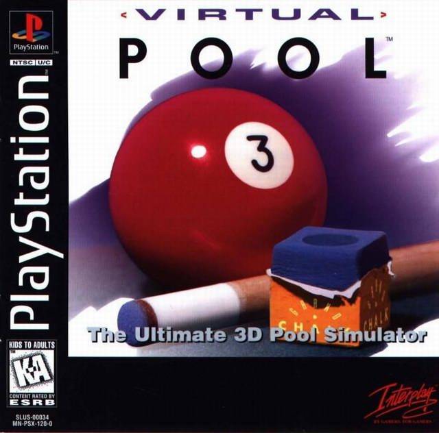 J2Games.com | Virtual Pool (Playstation) (Pre-Played - CIB - Good).