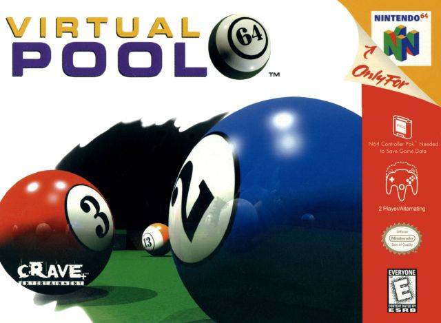 J2Games.com | Virtual Pool (Nintendo 64) (Pre-Played - Game Only).