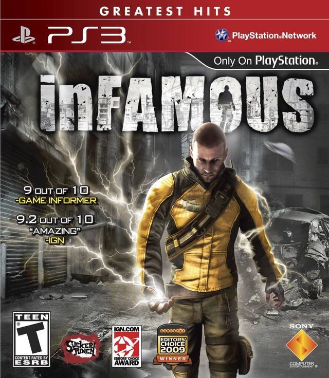 J2Games.com | Infamous (Greatest Hits) (Playstation 3) (Pre-Played - CIB - Good).