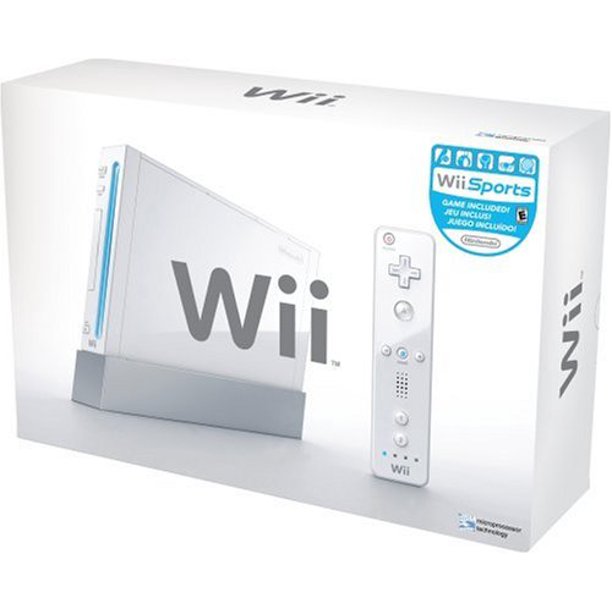 Nintendo Wii Console + Wii Sports (Wii)