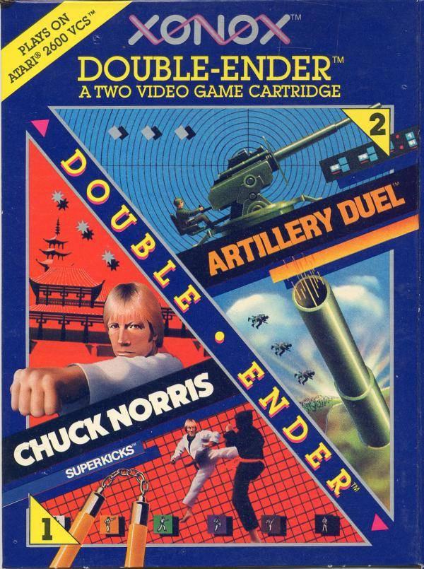 J2Games.com | Artillery Duel/Chuck Norris Superkicks (Atari 2600) (Pre-Played - Game Only).