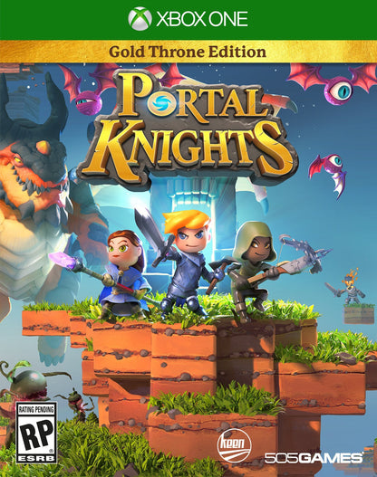 J2Games.com | Portal Knights Gold Throne Edition (Xbox One) (Brand New).