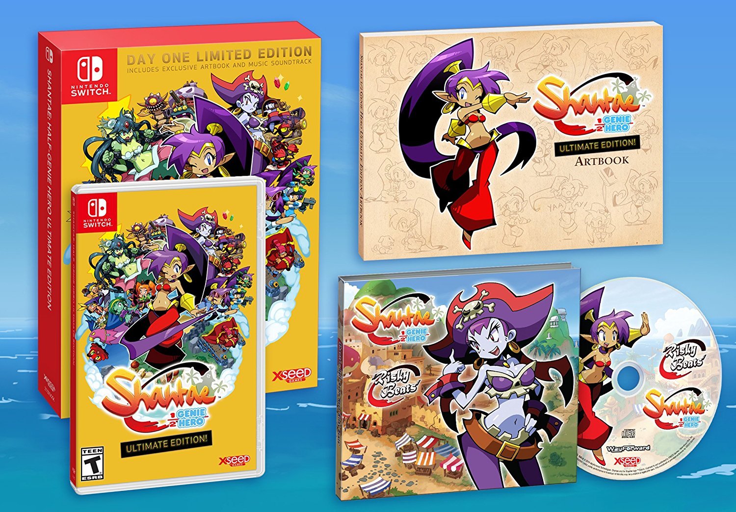 J2Games.com | Shantae: Half-Genie Hero ��������������������������� Ultimate Day One Edition (Nintendo Switch) (Pre-Played - CIB - Good).