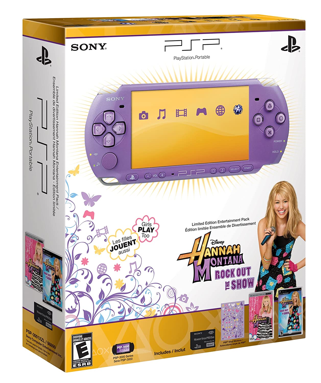 PSP 3001 Limited Edition Hannah Montana Version (PSP)