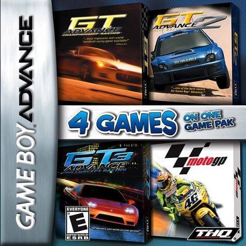 J2Games.com | Racing 4 Pack (Gameboy Advance) (Pre-Played - Game Only).