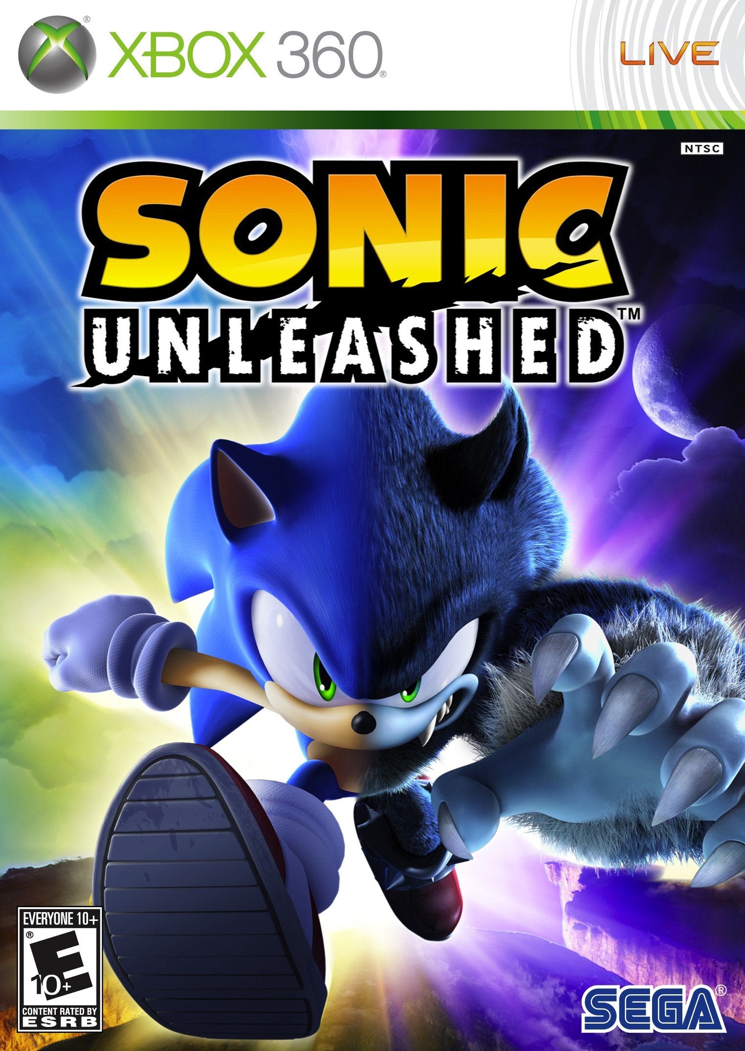J2Games.com | Sonic Unleashed (Xbox 360) (Pre-Played - CIB - Good).