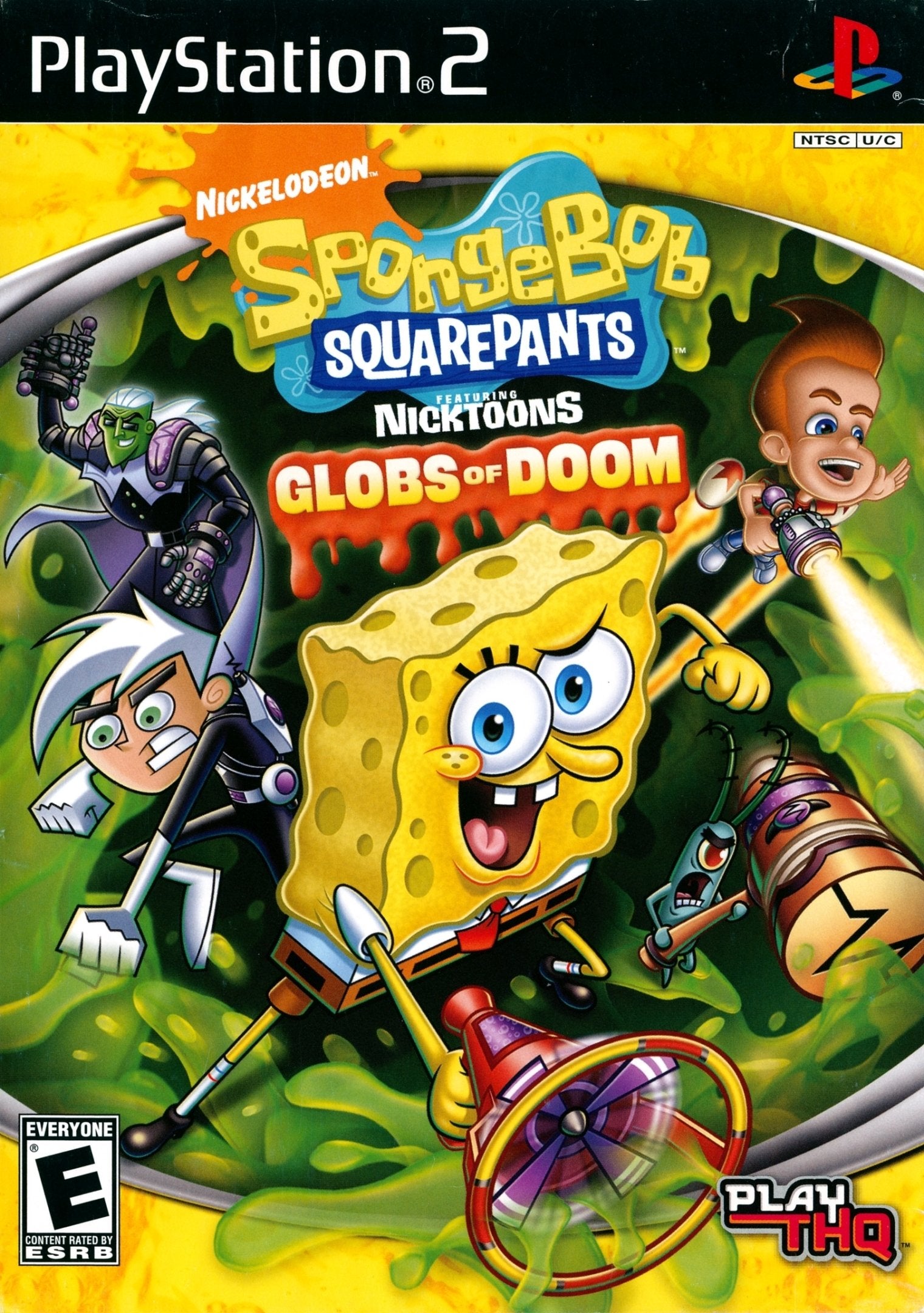 J2Games.com | SpongeBob SquarePants Featuring Nicktoons Globs of Doom (Playstation 2) (Pre-Played -CIB - Good).