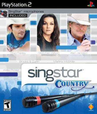 SingStar Country (juego y micrófono) (Playstation 2)