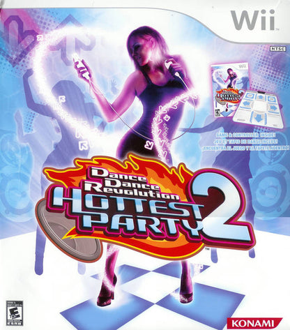 Paquete de almohadillas de baile Dance Dance Revolution Hottest Party 2 (Wii)