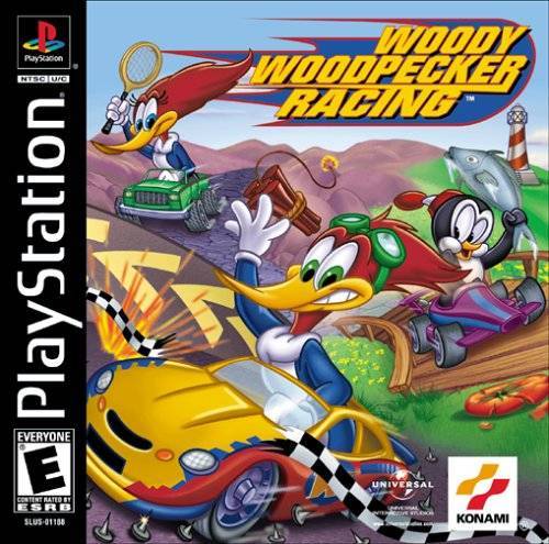 J2Games.com | Woody Woodpecker Racing (Playstation) (Pre-Played - CIB - Good).