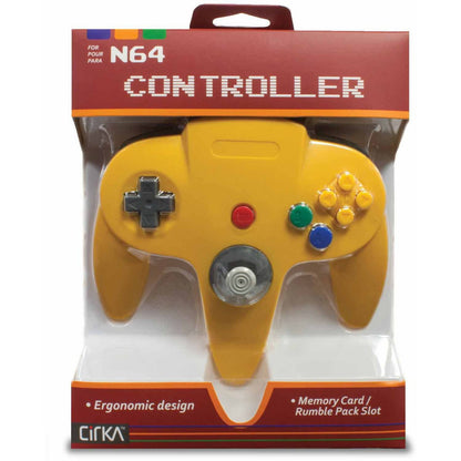 J2Games.com | Nintendo N64 Controller Yellow (CirKa) (Brand New).