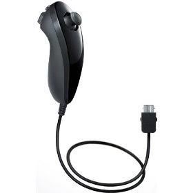 J2Games.com | Black Wii Nunchuck Controller (Wii) (Pre-Played - Game Only).
