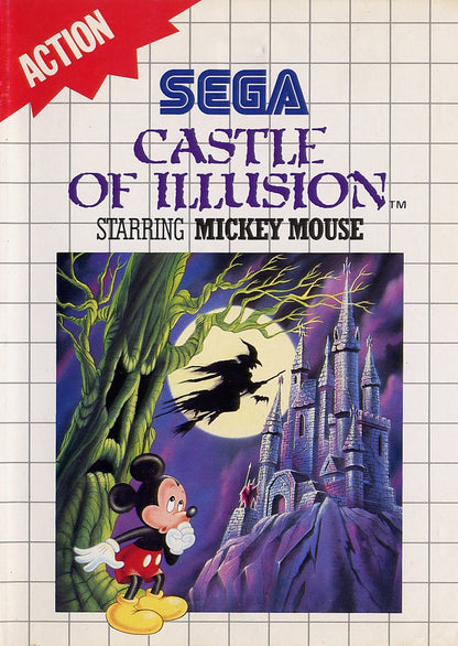 Castillo de la ilusión protagonizado por Mickey Mouse (Sega Master System)