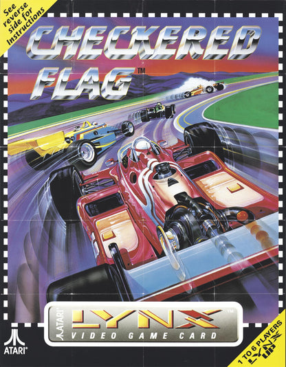 J2Games.com | Checkered Flag (Atari Lynx) (Pre-Played - Game Only).