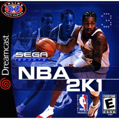 J2Games.com | NBA 2K1 (Sega Dreamcast) (Pre-Played - Game Only).