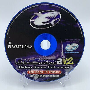 Game Shark 2 Video Game Enhancer V1.0 For PS2 Disc Only - Tested Working