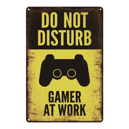 "Do Not Disturb" Metal Poster Tin Sign (Toys)