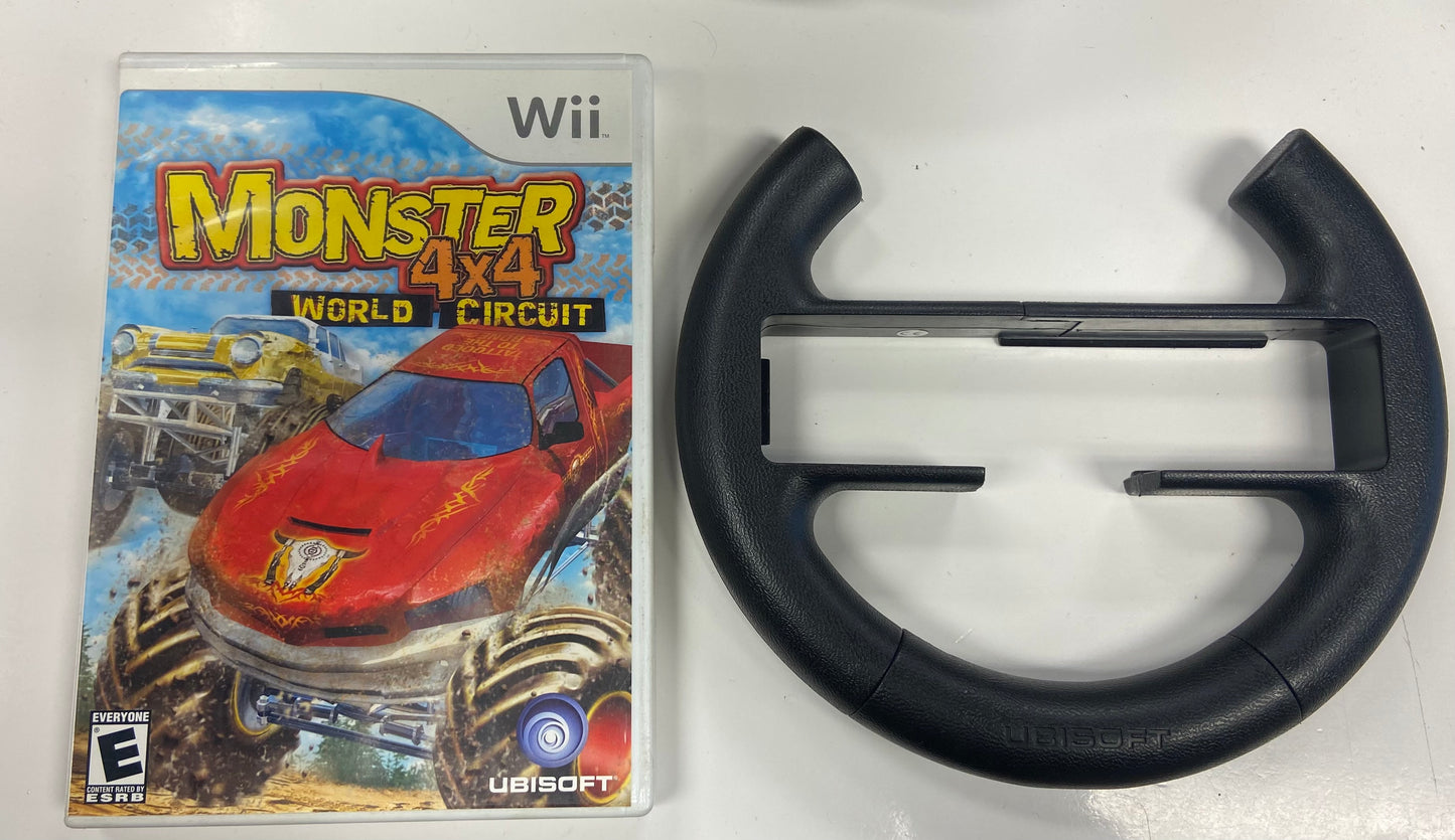 Paquete de volante Monster 4X4 World Circuit (Wii)