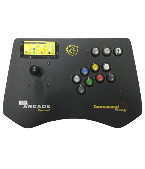 Pelican Real Arcade Universal Fight Stick + Fighter Game Bundle (Playstation 2/Xbox/Gamecube)