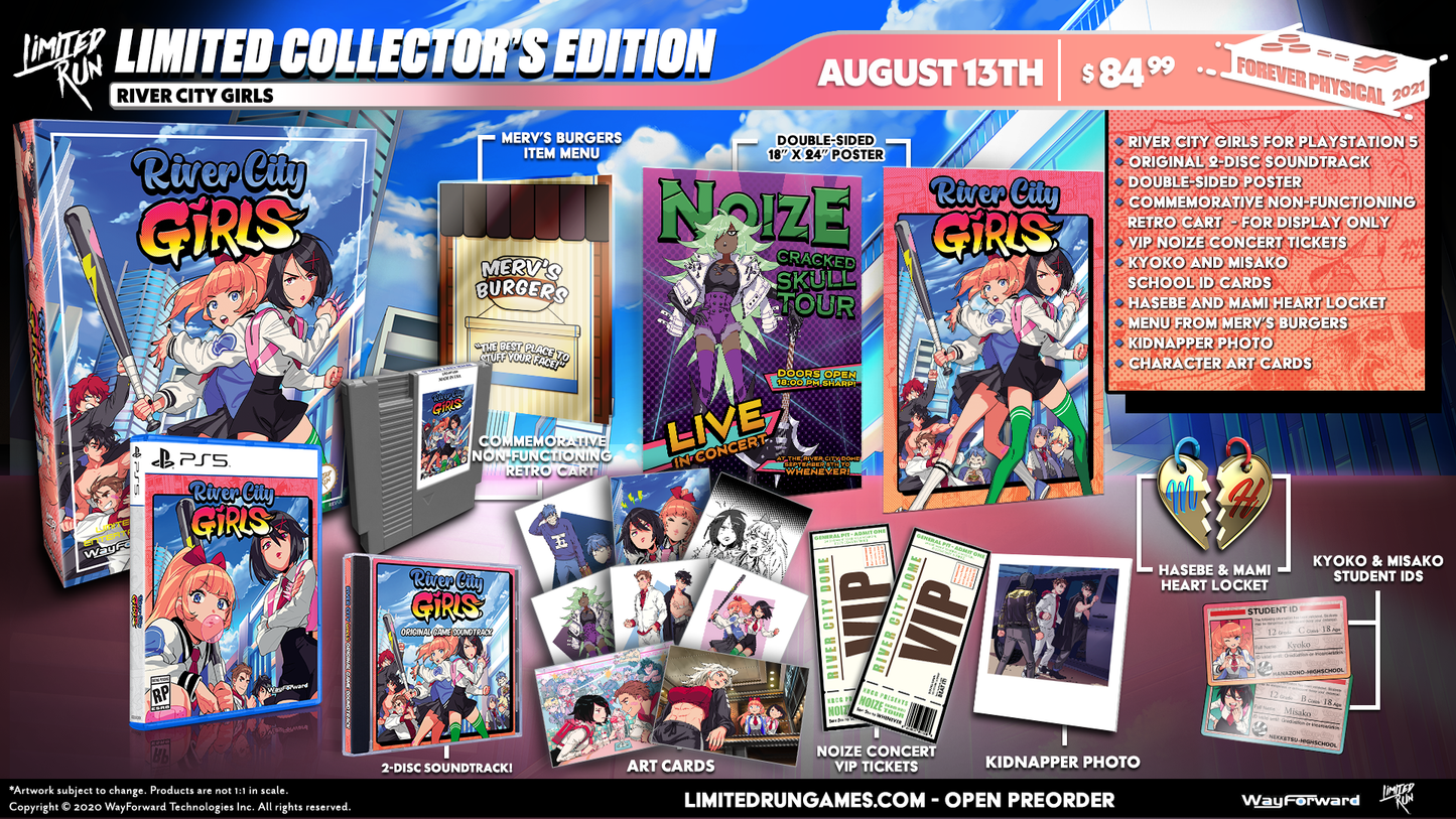Edición limitada n.º 10: River City Girls - Edición de coleccionista (Playstation 5)
