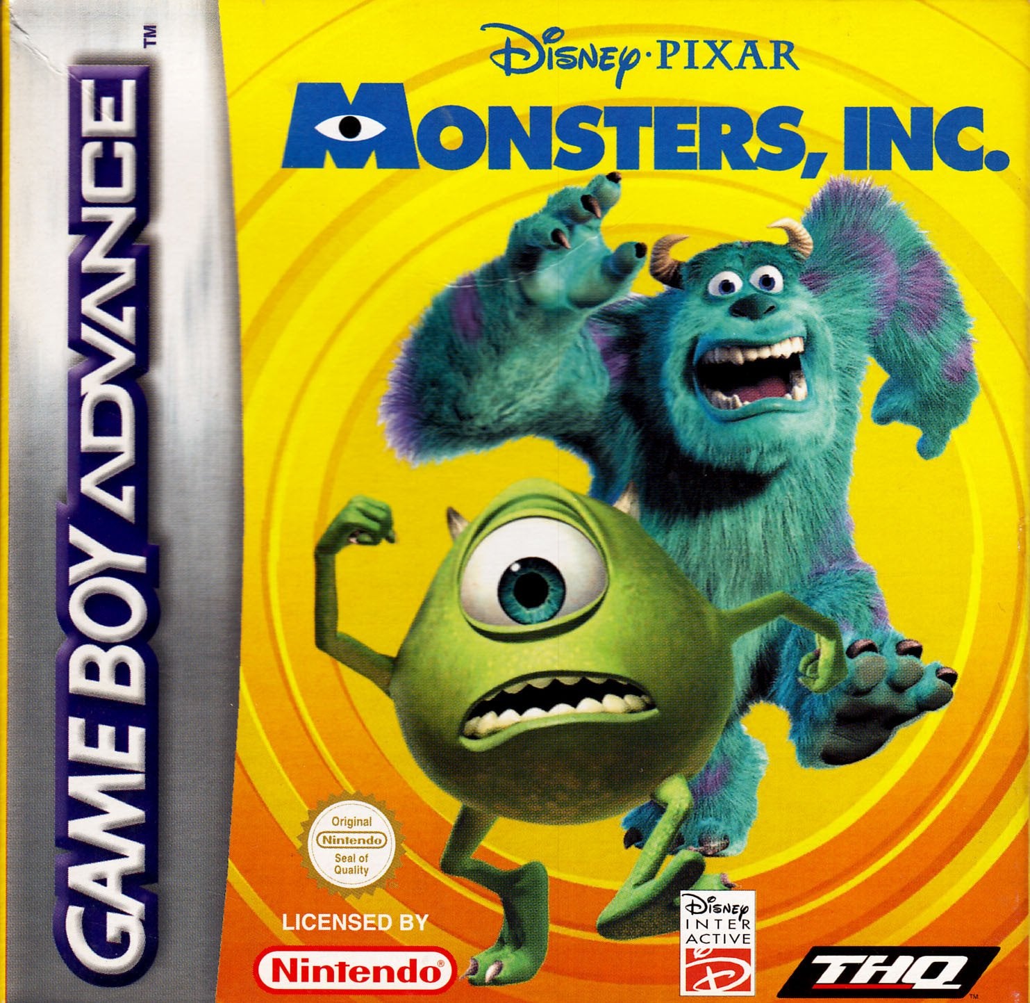 J2Games.com | Monsters Inc (Gameboy Advance) (Pre-Played - Game Only).