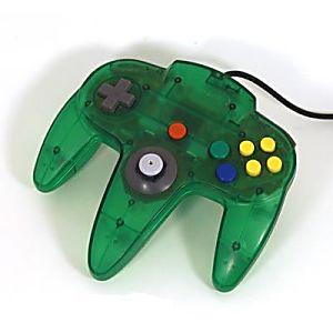 J2Games.com | Jungle Green Controller W/ Replaced Joystick (Nintendo 64) (Pre-Played - Game Only).