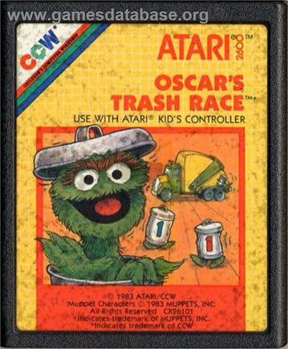 J2Games.com | Oscar's Trash Race (Atari 2600) (Pre-Played - Game Only).