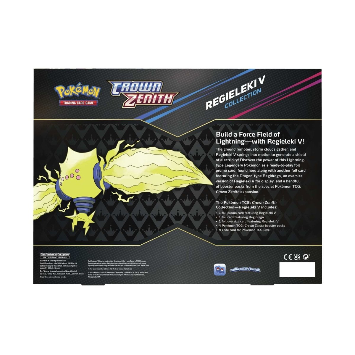 Pokemon TCG: Crown Zenith Collection Case - Regieleki V (Pokemon) J2Games Pokemon TCG: Crown Zenith Collection Case - Regieleki V (Pokemon) J2Games
