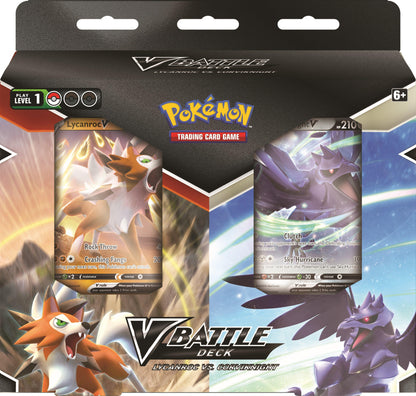 Pokémon TCG: V Battle Decks Lycanroc vs. Corviknight Bundle (Juguetes) 