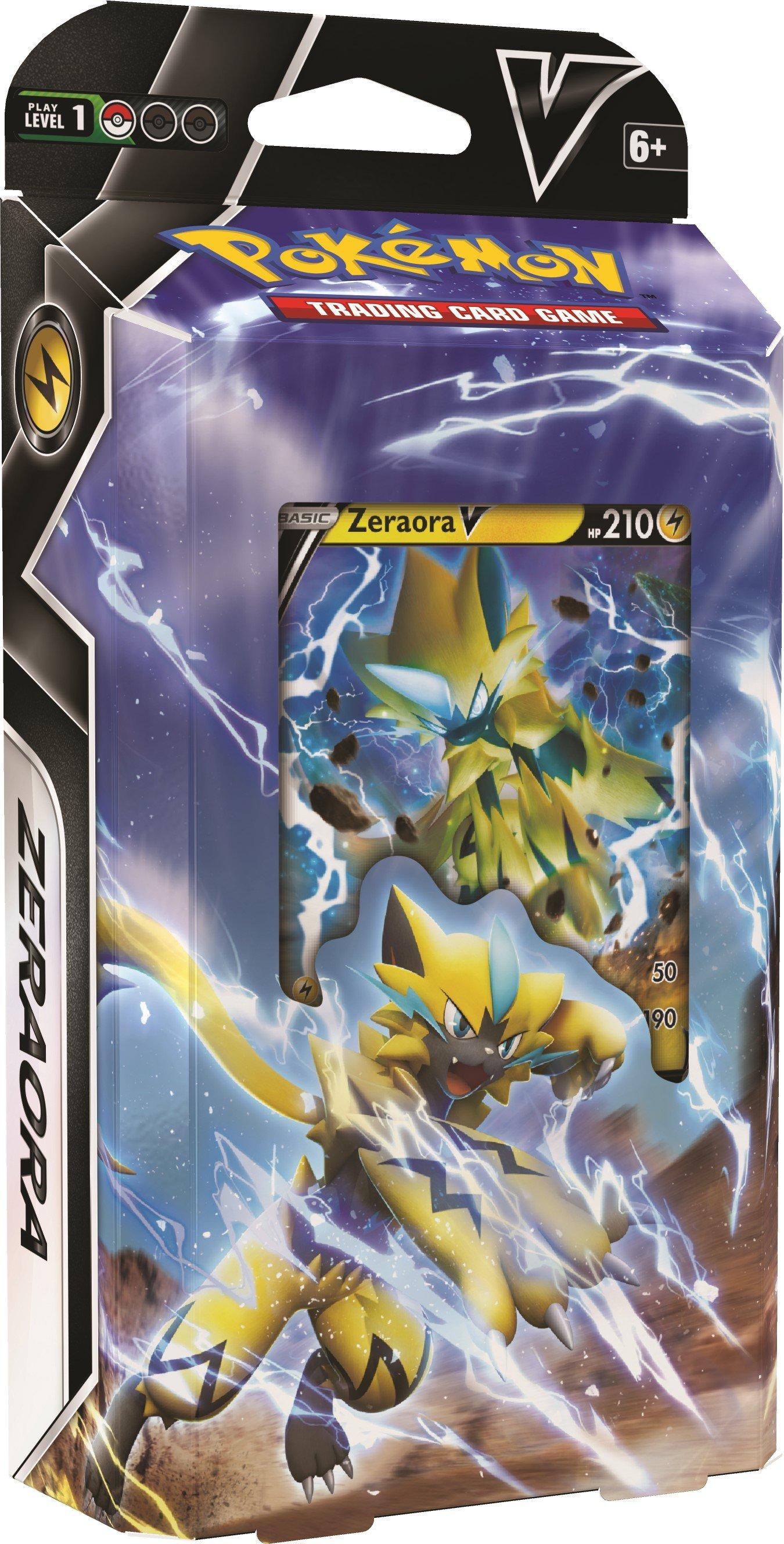 Juego de cartas coleccionables Pokémon: Deoxys V o Zeraora V Battle Deck (Juguetes)