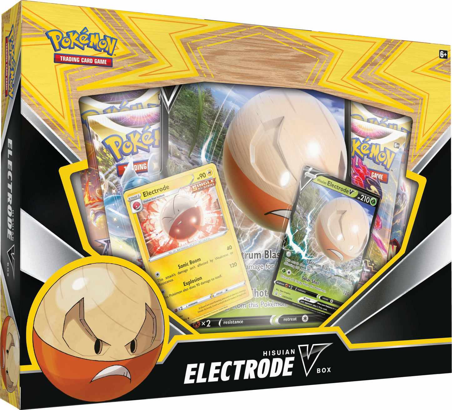 Pokémon TCG: Caja Hisuian Electrode V (Juguetes)