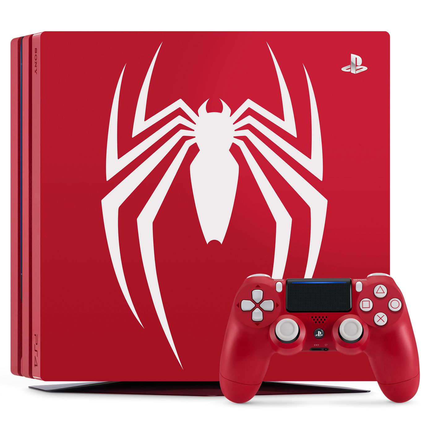 Playstation 4 Pro 1TB System: Spider-Man Limited Edition Red Console (Playstation 4)