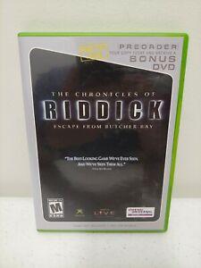 The Chronicles Of Riddick: Escape From Butcher Bay With Bonus DVD (Xbox)