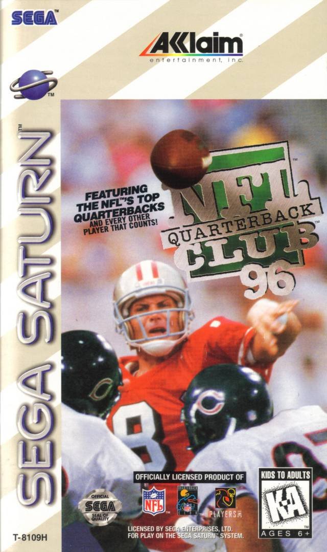J2Games.com | NFL Quarterback Club 96 (Sega Saturn) (Pre-Played - CIB - Good).