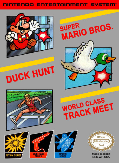 J2Games.com | Super Mario Bros Duck Hunt World Class Track Meet (Nintendo NES) (Pre-Played - Game Only).
